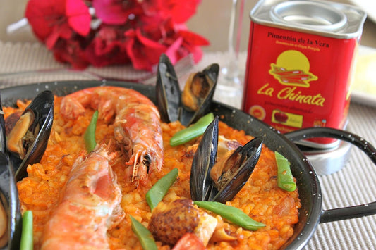 Paprika Powder Smoked Pack - 1 Tin 750G Sweet And 1 Tin 70G Hot - La Chinata
