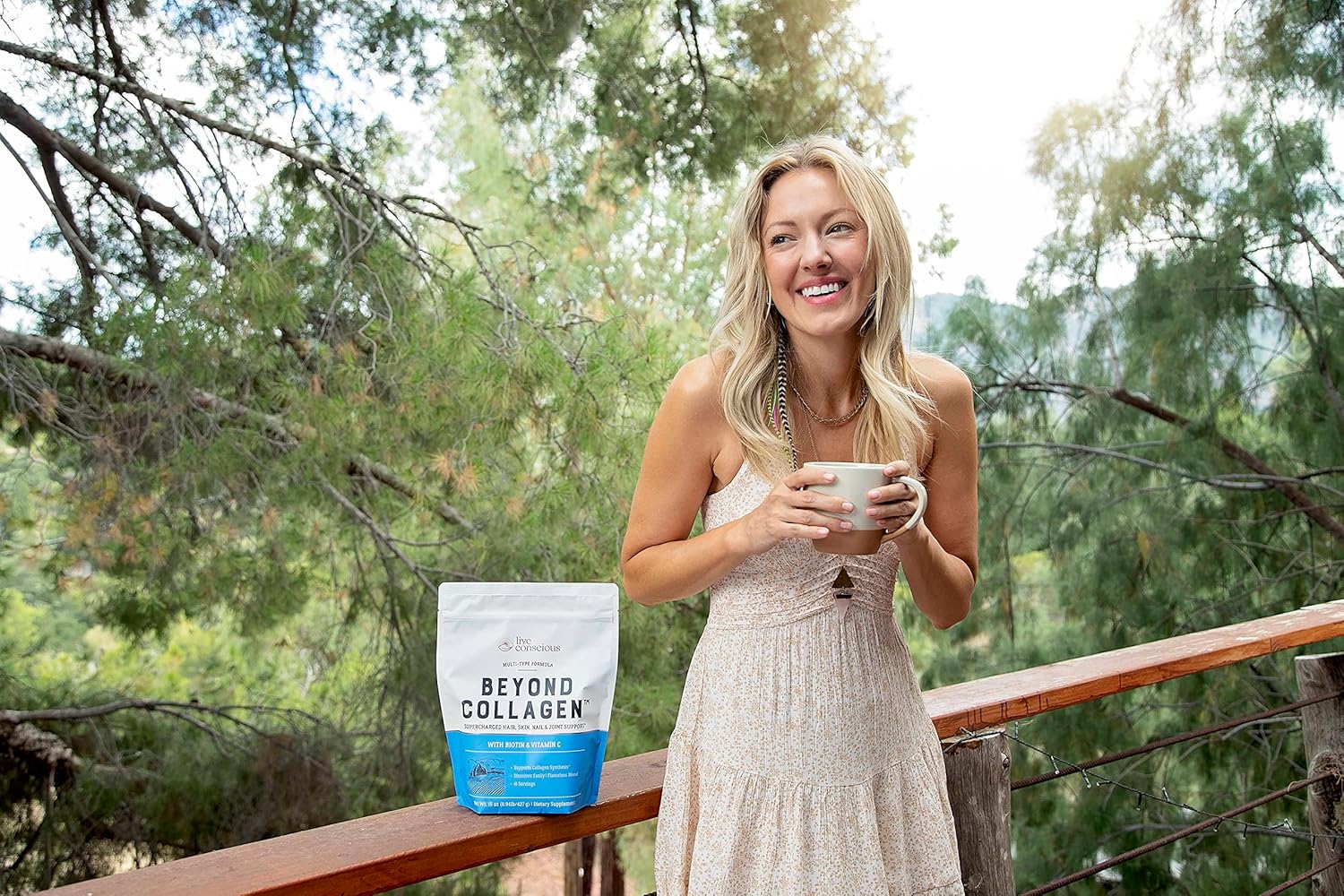 Live Conscious Beyond Collagen Multi Collagen Powder For Women W/Types I, Ii, Iii, V & X - Keto Friendly, Hydrolyzed Collagen Peptides Powder Blend W/Biotin & Vitamin C 41 Servings : Health & Household