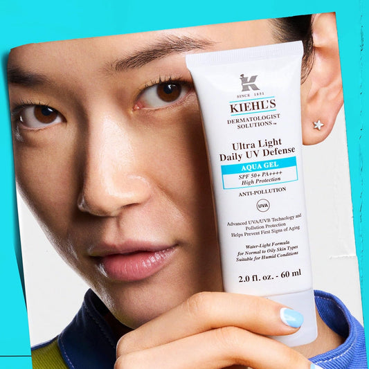 Kiehl’s Ultra Light Daily UV Defence Aqua Gel SPF 50 PA++++ Non-Comedogenic Lightweight Sunscreen for Oily Skin, 60Ml : Amazon.co.uk: Beauty