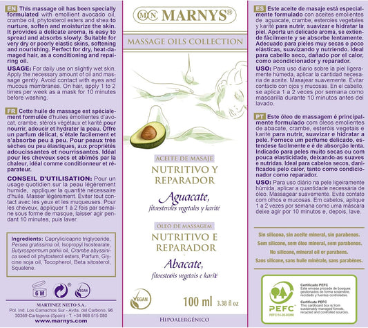 Marny'S Avocado Massage Oil 100Ml