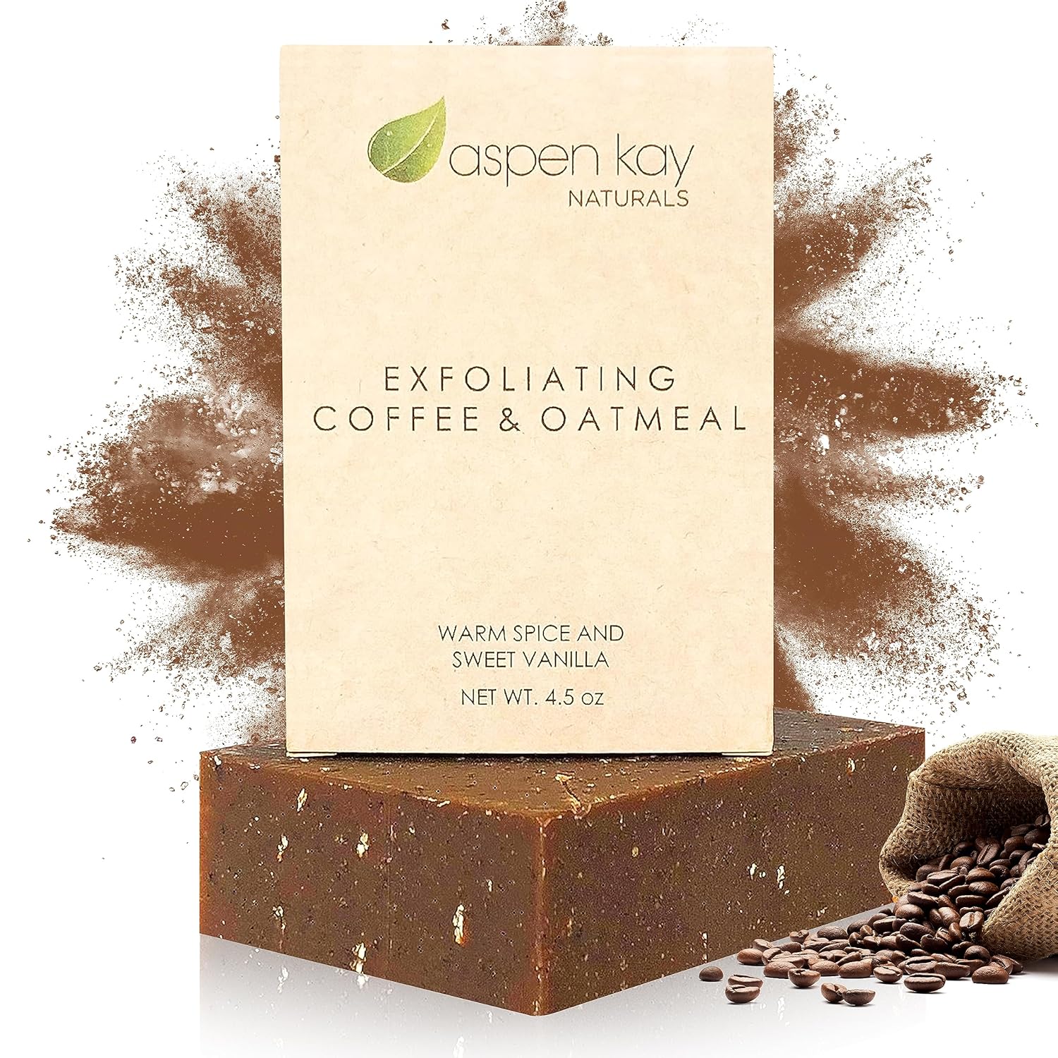 Aspen Kay Naturals Soap Bars 4.5Oz, Dead Sea Mud And Neem