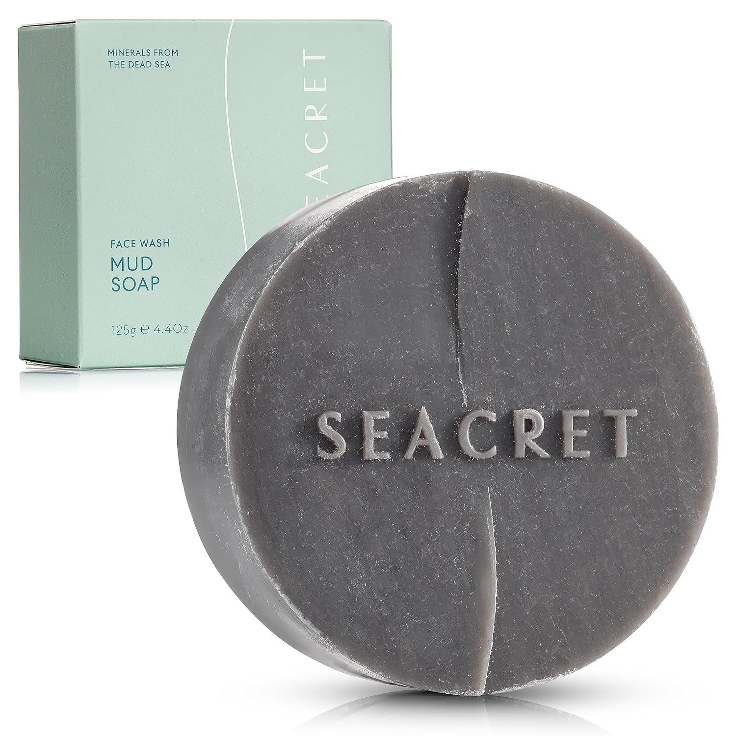 Seacret Dead Sea Mud Bar Soap - Black Soap Bar For Face And Body, All Natural Soap, Suitable For Normal To Oily Skin, Cruelty-Free, Sls Free, Paraben Free, Gluten Free, 4.4 Oz