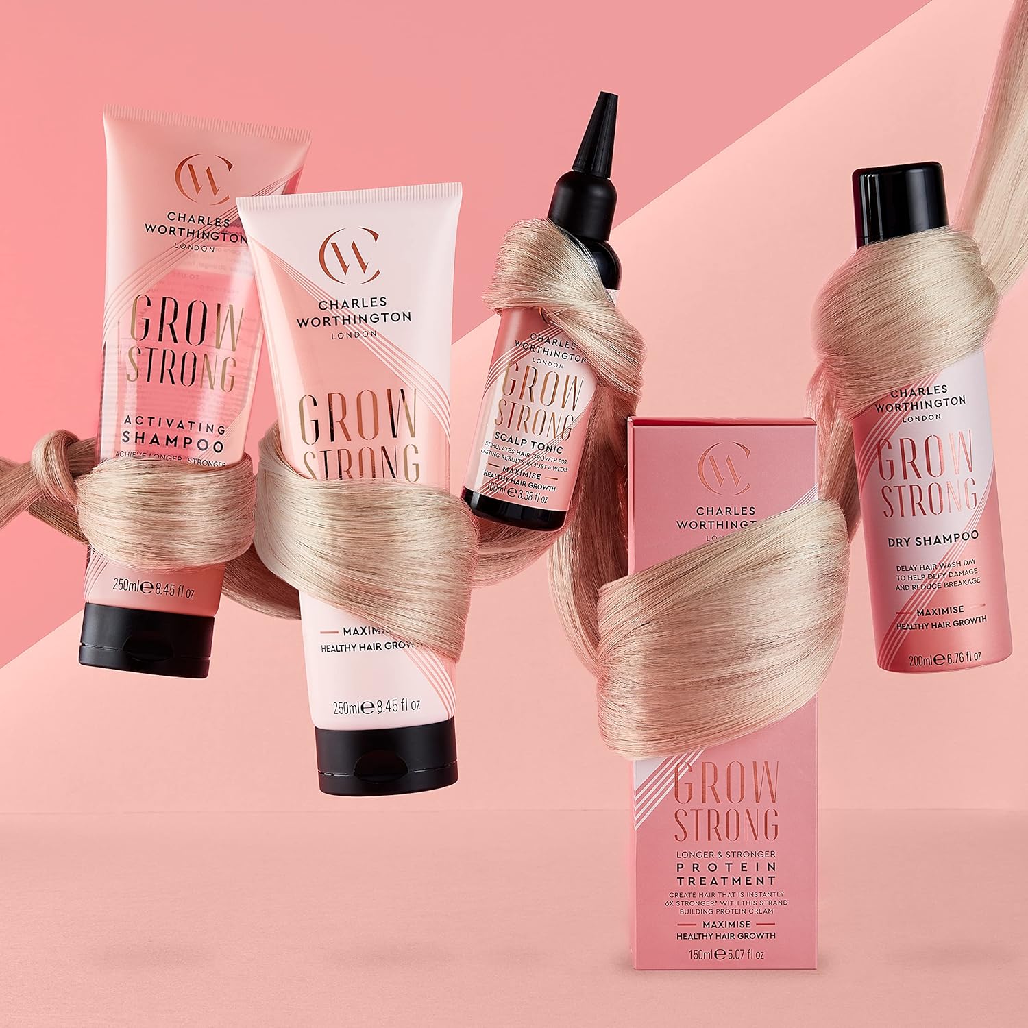 Charles Worthington Grow Strong Dry Shampoo : Amazon.co.uk: Beauty
