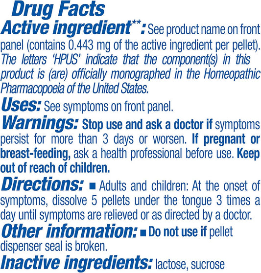 Boiron Arnica Montana 6C For Muscle Pain, Stiffness, Swelling From Injuries & Bruises - 80 Pellets