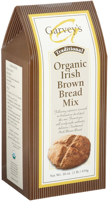 Garvey's Traditional Organic Irish Brown Bread Mix,16 oz : Books