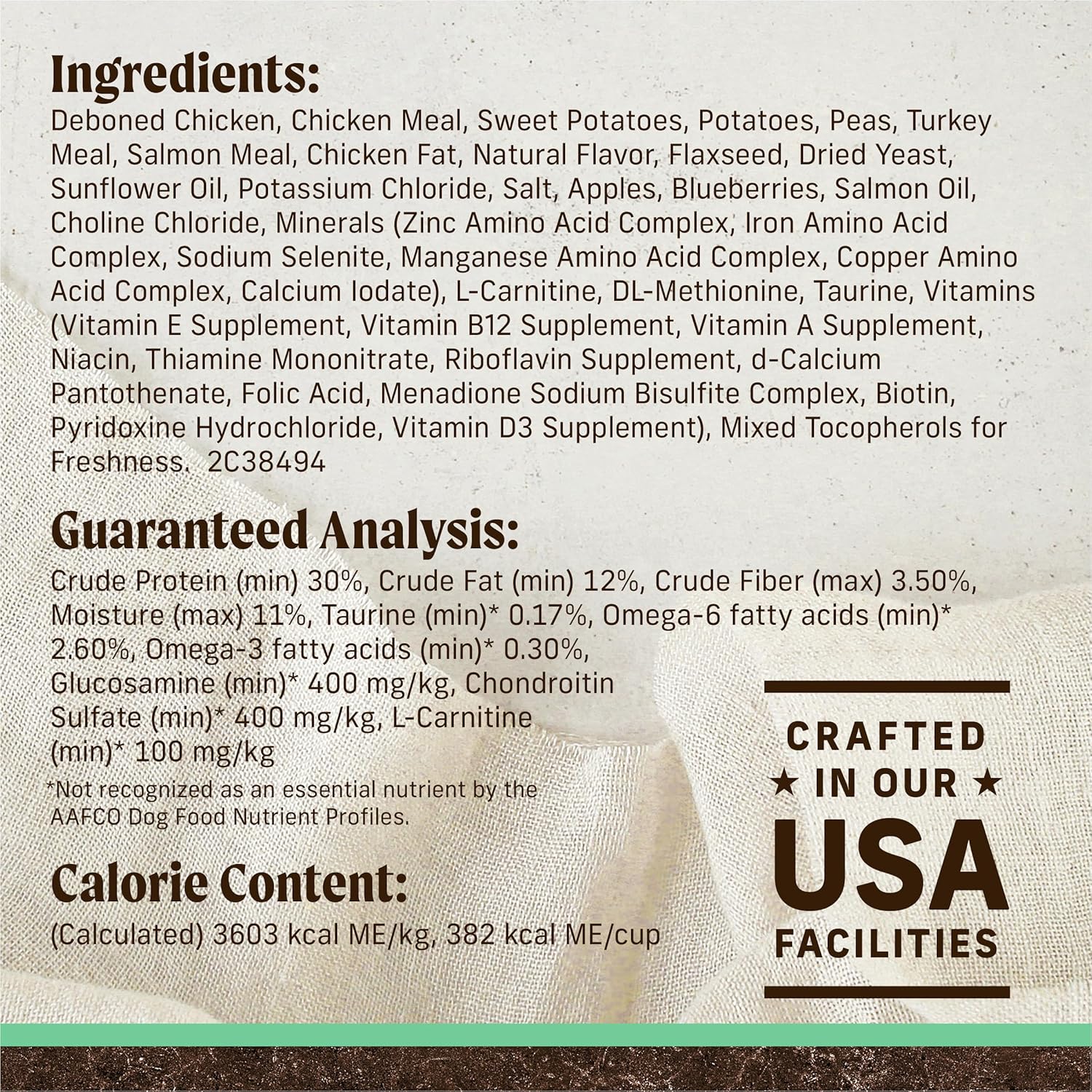 Merrick Premium Grain Free Dry Senior Dog Food, Wholesome and Natural Kibble, Real Chicken and Sweet Potato - 22.0 lb. Bag : Pet Supplies