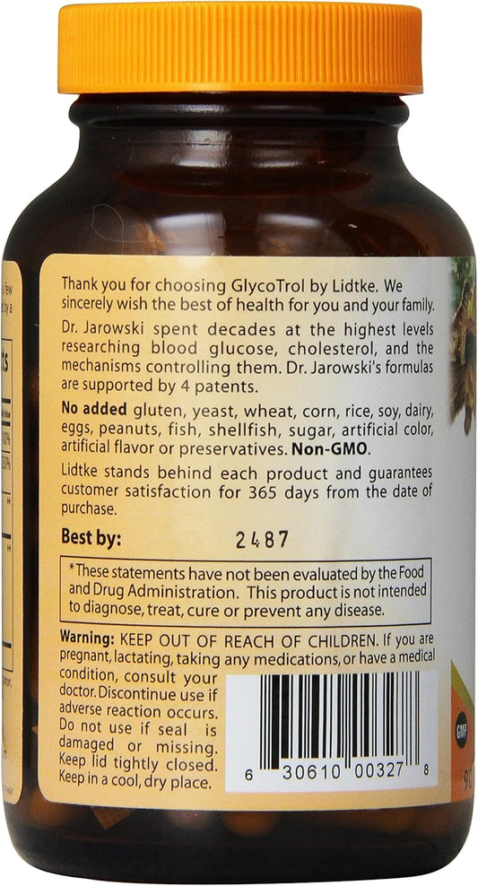 Lidtke Technologies Glycotrol Capsules, 90 Count