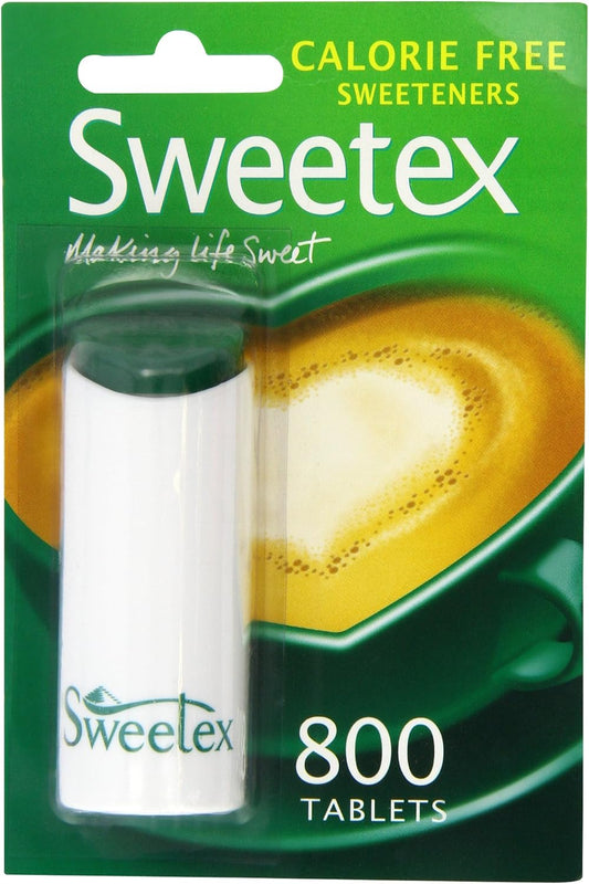 Sweetex, Sweetener Tablets, 800 Tablets, Zero Sugar Sweetener, Zero Calorie, Slimming, Sugar Free, Controls Weight, Diabetic Friendly, Sugar Substitutes, Baking Supplies