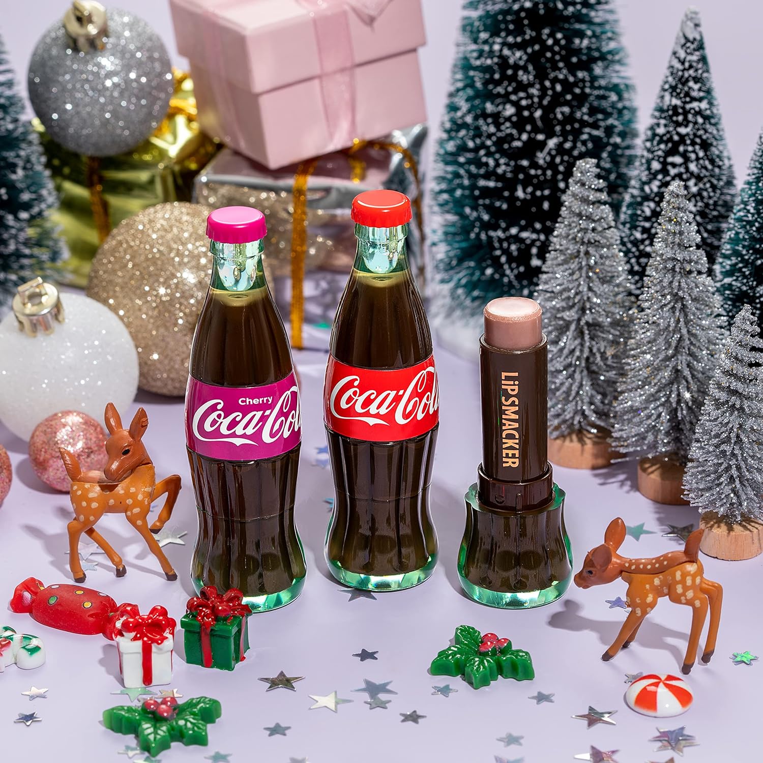 Lip Smacker Coca Cola Collection, lip balm made for kids - Holiday Classic Cherry Coke