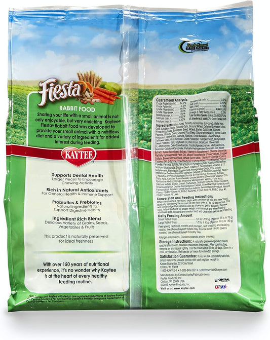 Kaytee Fiesta Rabbit Food 3.5 Lb