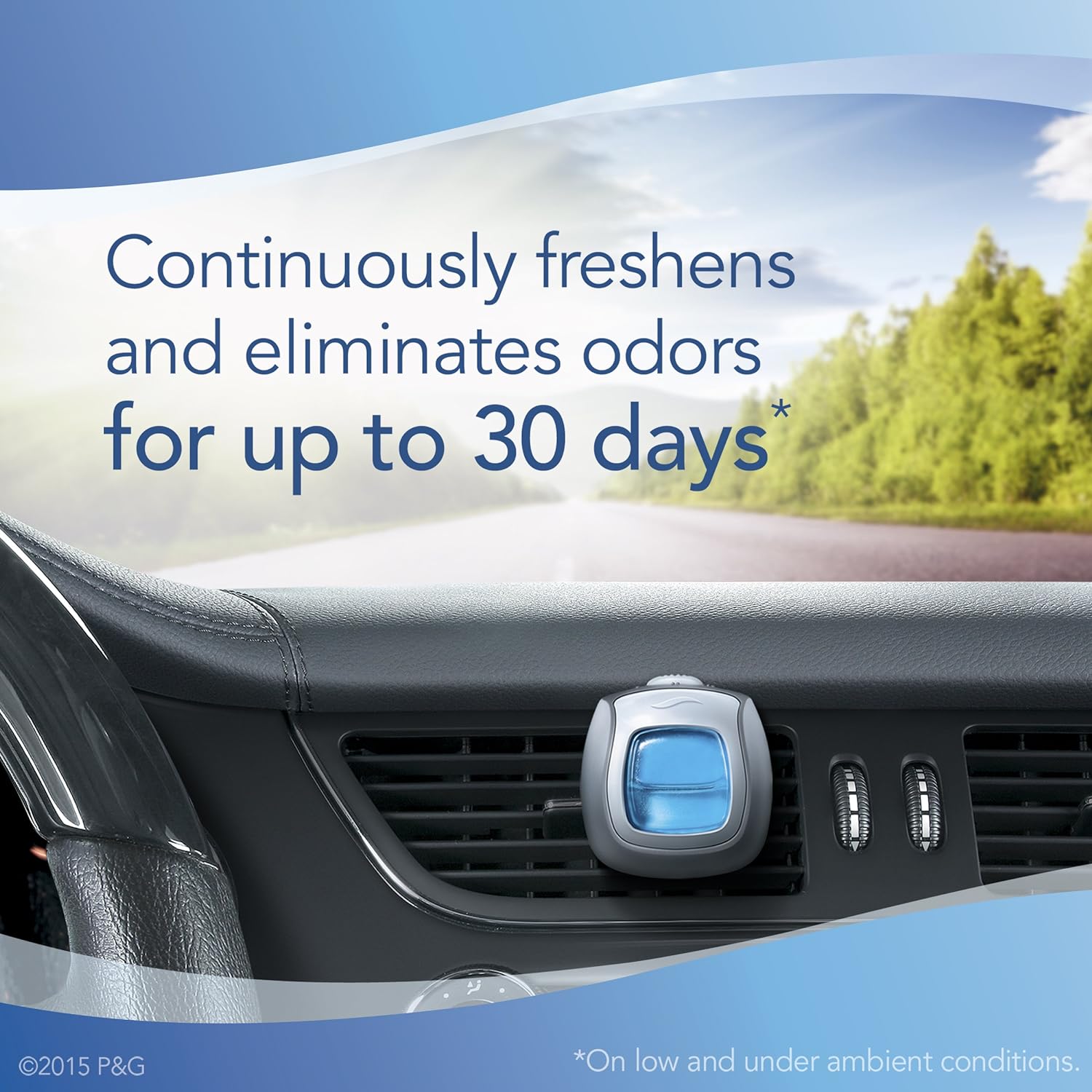 Febreze CAR Air Freshener Linen & Sky (0.06 oz)(pack of 8) : Everything Else