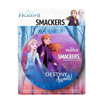 Lip Smacker Disney Frozen 2 Glitter Eyeshadow & Blush Makeup Palette, Melt For You Shimmer | Christmas Make Up Collection | Holiday Present | Gift For Girls