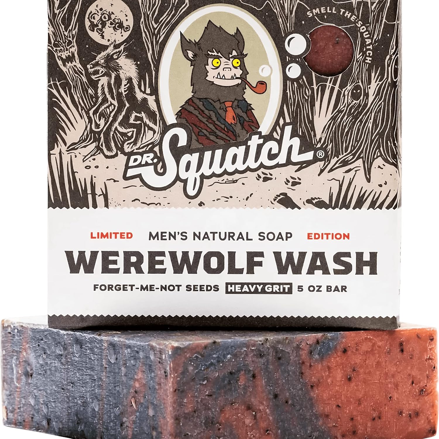 Dr. Squatch All Natural Bar Soap For Men Limited Edition, Werewolf Wash : Beauty & Personal Care