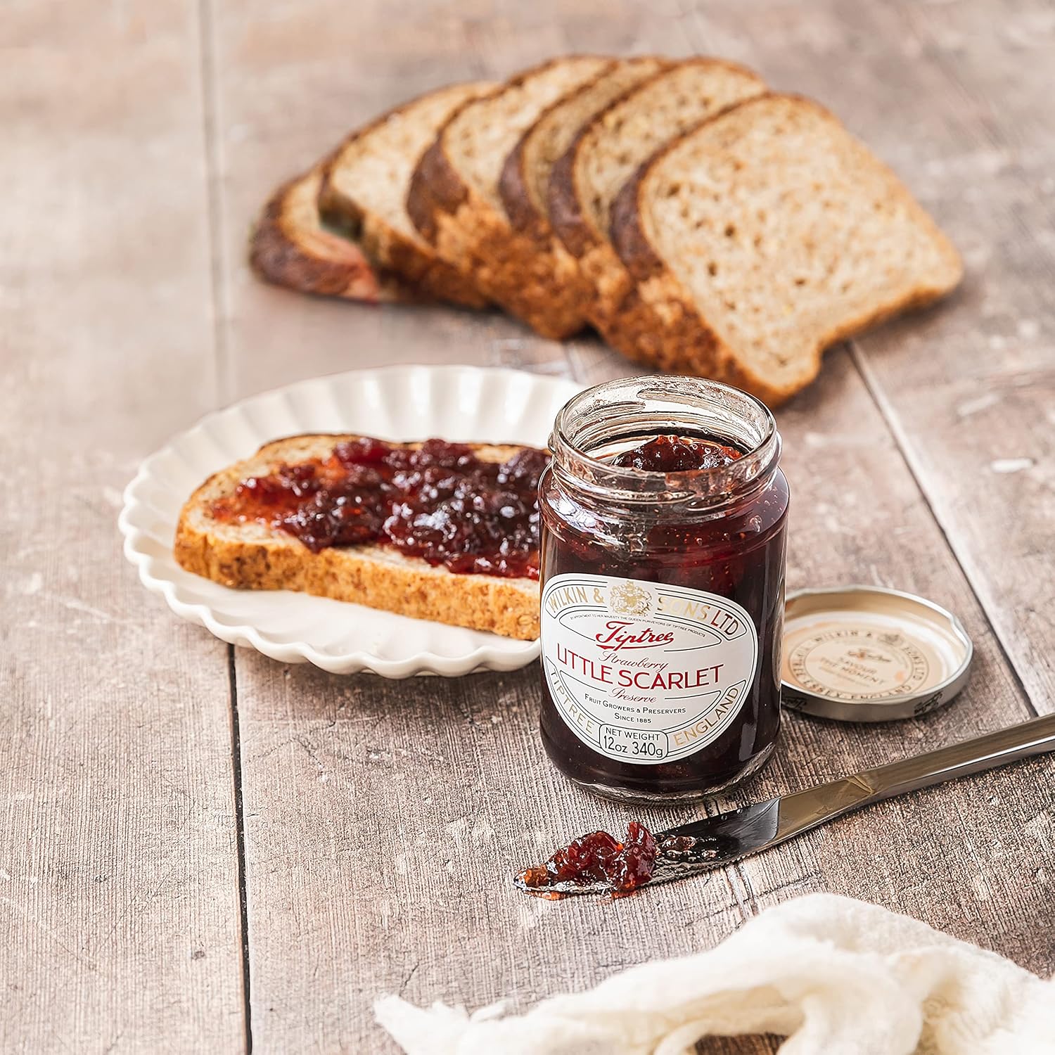 Tiptree Little Scarlet Strawberry Preserve, 12 Ounce Jar : Jams And Preserves : Grocery & Gourmet Food