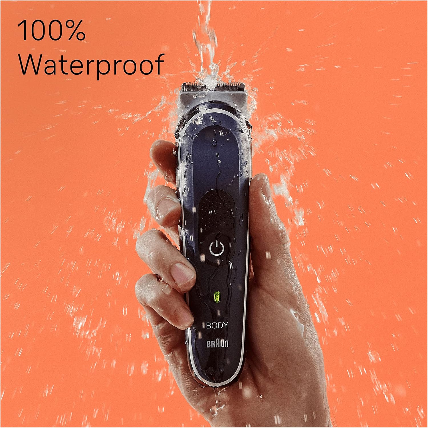 Braun Body Groomer Series 5 5370, for Men, Incl. 2 Combs 3mm-11mm Lengths, SkinShield Technology Gentle Use and Clean Shave Attachment, Waterproof, Cordless with 100-min Run Time, Noir, 1.0 Count : Amazon.co.uk: Health & Personal Care