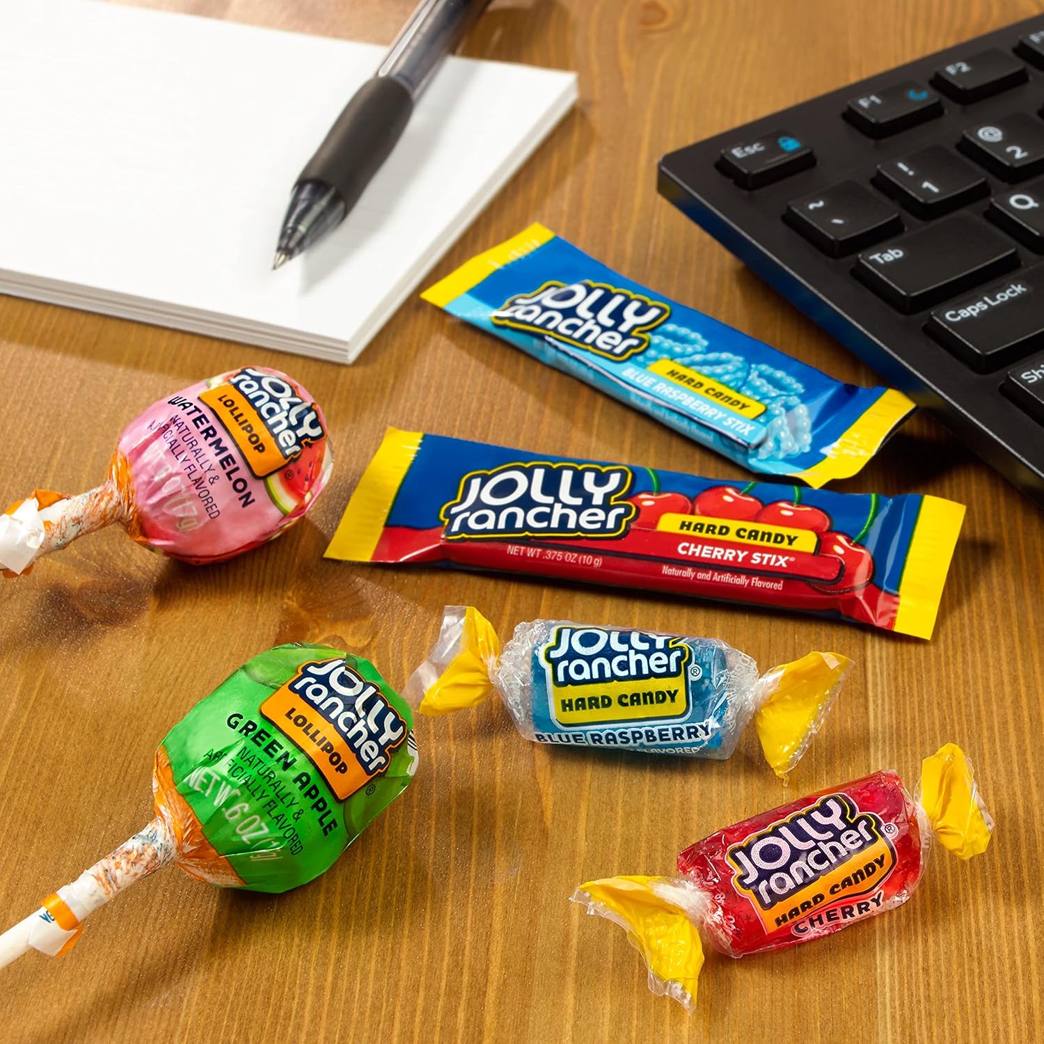 Jolly Rancher Assorted Fruit Flavored Hard Candy, Individually Wrapped, 46 Oz Bulk Bag