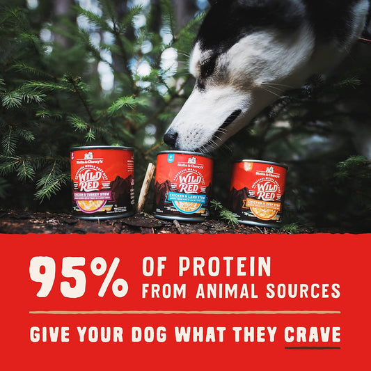 Stella & Chewy'S Wild Red Wet Dog Food Variety Pack Stews High Protein Recipes, 10 Ounce (Pack Of 3)