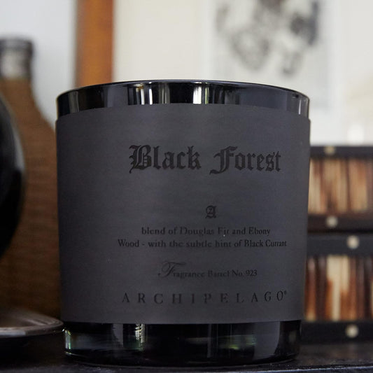 Archipelago Black Forest Letter Press Candle