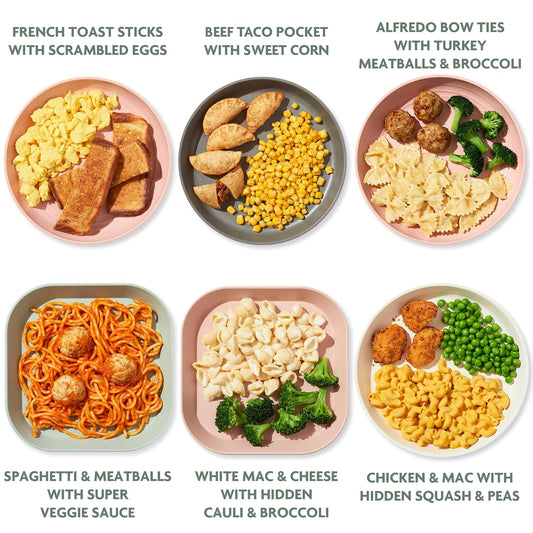 Nurture Life Kids Meals, Healthy Infant And Kids Favorites, French Toasts & Chicken Nuggets, Organic Focus, Toddler Snacks, School Lunch, Ready To Eat Snacks, Toddlers Meal Set, 6-Meals Variety Pack