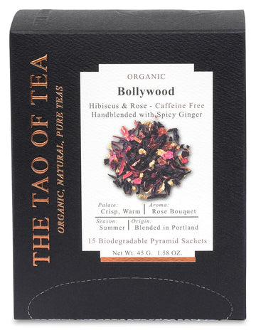 The Tao Of Tea Bollywood Box Pyramid Sachets, 15 Sachets