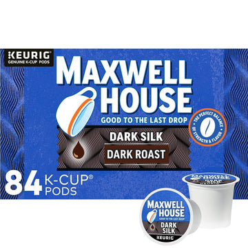 Maxwell House Dark Silk Dark Roast K-Cup® Coffee Pods (84 ct Box)