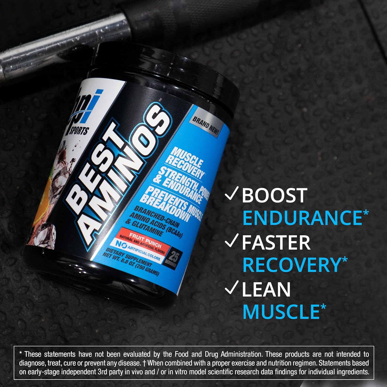 Bpi Sports Best Aminos - Bcaa Powder Post Workout & Glutamine Recovery Drink With Branched Chain Amino Acids For Hydration & Recovery, For Men & Women - Fruit Punch - 25 Servings : Grocery & Gourmet Food
