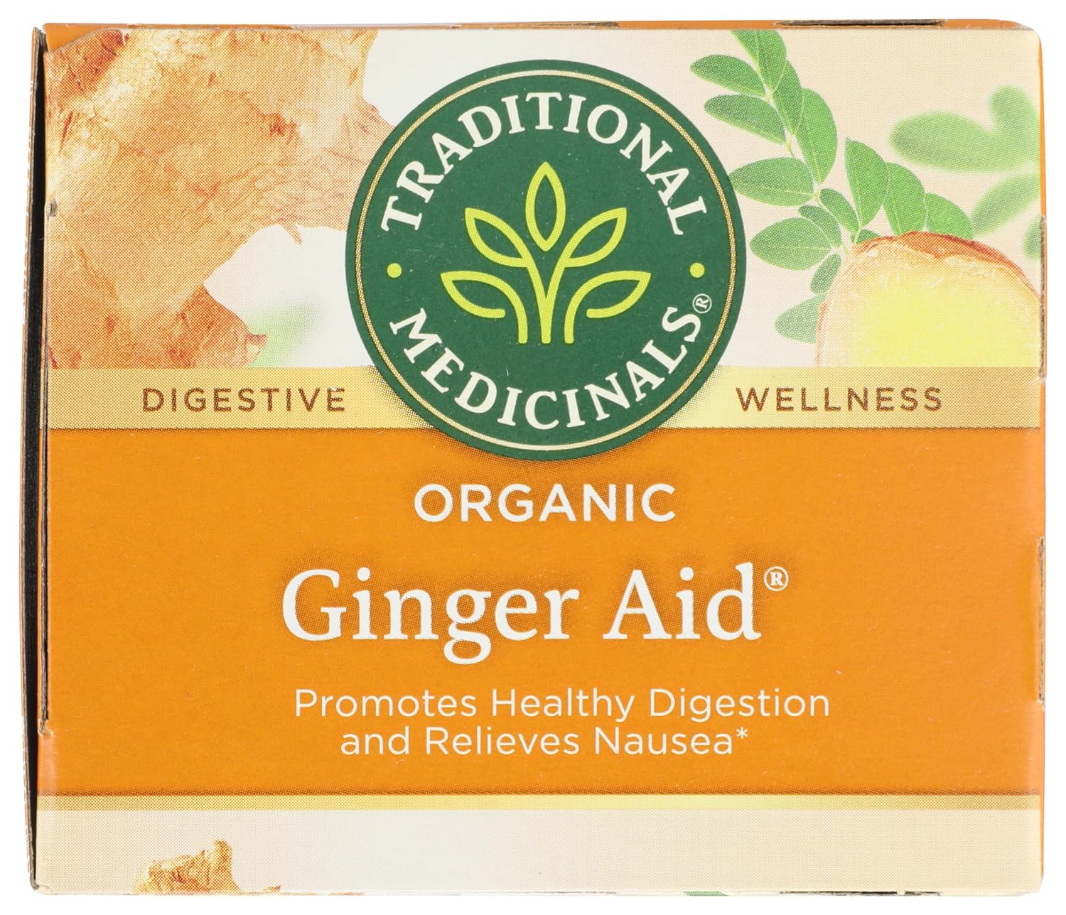 Traditional Medicinals Organic Ginger Aid Herbal Tea, Promotes Healthy Digestion, (Pack of 1) - 16 Tea Bags : Black Teas : Grocery & Gourmet Food