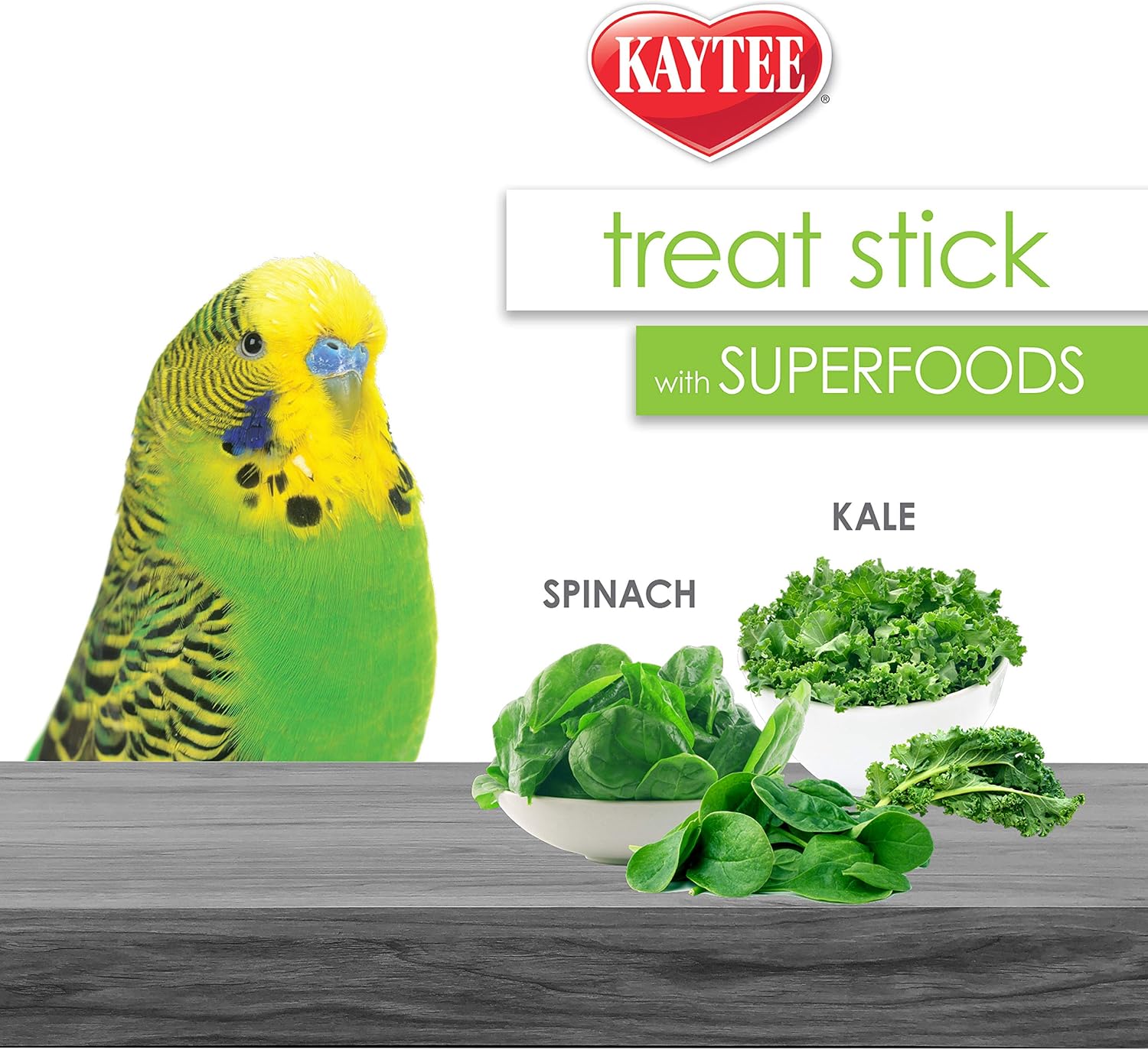 Kaytee Avian Superfood Treat Stick Spinach & Kale 5.5oz : Pet Supplies