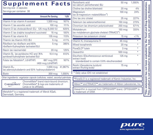 Pure Encapsulations Pureresponse Multivitamin | Support For Immune Balance And Responsiveness | 60 Capsules