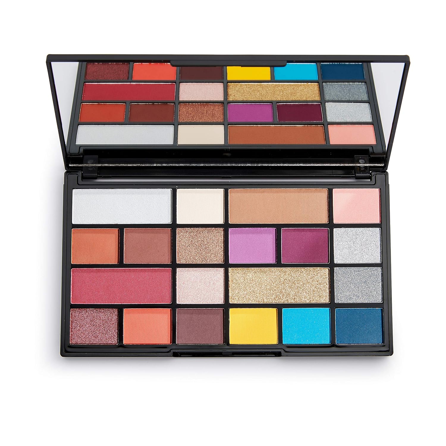 Makeup Revolution X Jack Eyeshadow Palette, Matte & Shimmer, Intense Colors, 20 Shades, Cruelty-Free, 0.45 Oz : Beauty & Personal Care