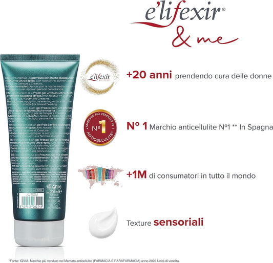 E'Lifexir Nocturslim Intensive Gel Night Liposculptor, 200 Ml