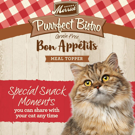 Merrick Purrfect Bistro Bon Appetits Grain Free Wet Cat Food Beef Recipe Chunks In Gravy - (24) 3 Oz. Pouches