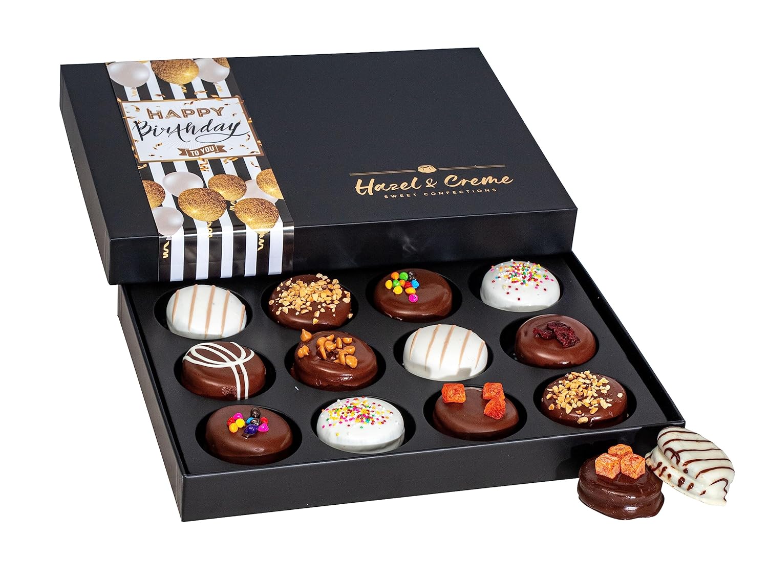 Birthday Cookies - Happy Cookie Gift Basket Gourmet Boxes For Women/Men Treats For Him/Her