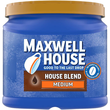 Maxwell House House Blend Medium Roast Ground Coffee (24.5 oz Canister)