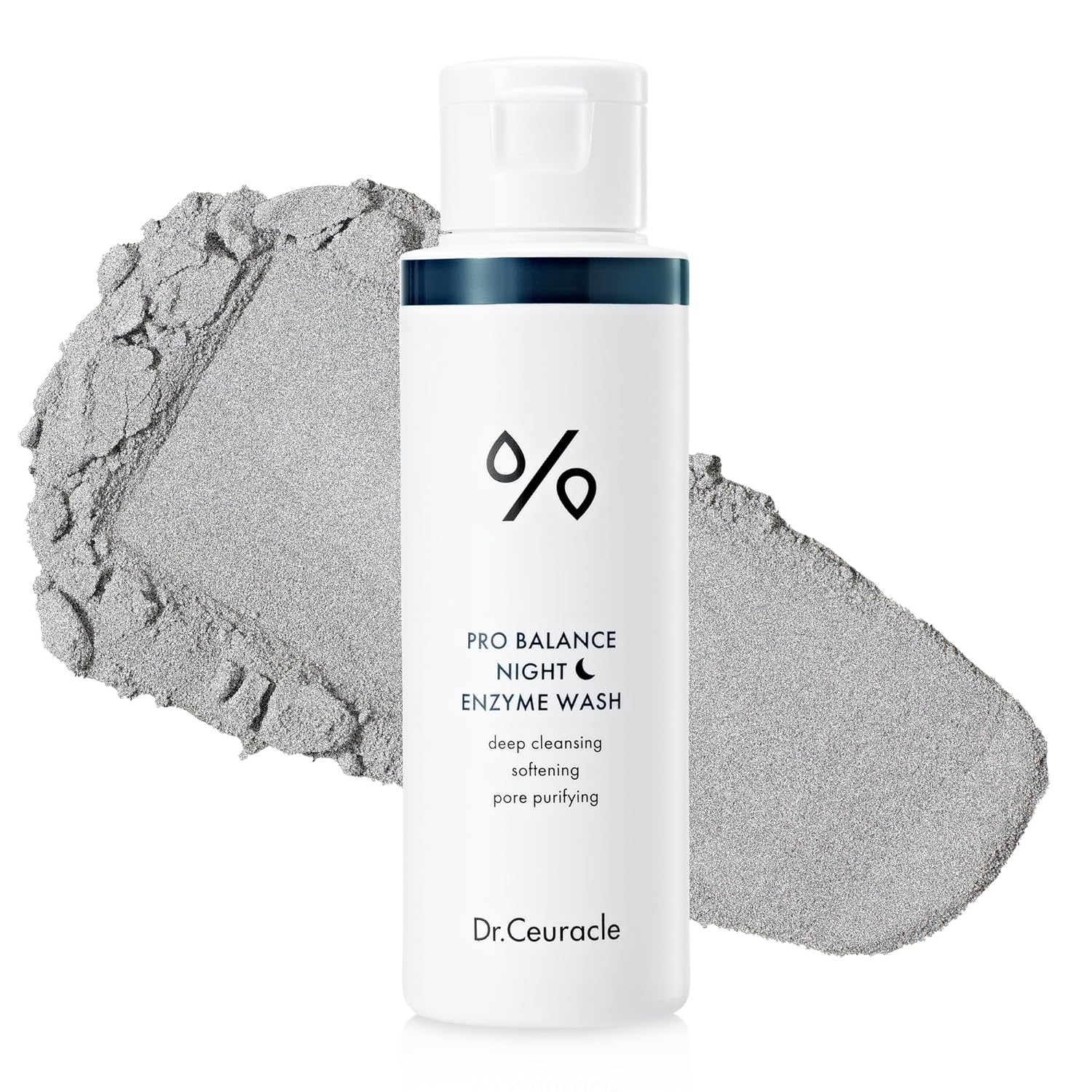 Dr.Ceuracle Pro Balance Enzyme Powder Face Wash - Korean Day And Night Natural Enzyme Powder Face Wash For Deep Pore Cleansing, Sebum Removing, Ph Skin Balancing Care (Night Wash)