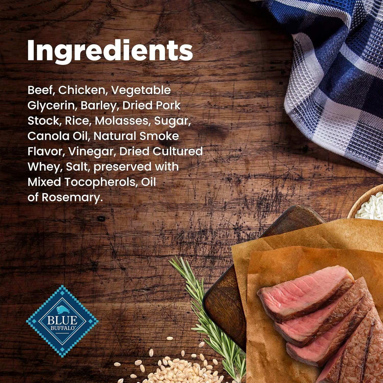 Blue Buffalo Nudges Bite-size Chewy Dog Treats with Real USA Beef, Made with Natural Ingredients, Great for On-the-Go, 5.5-oz. Container