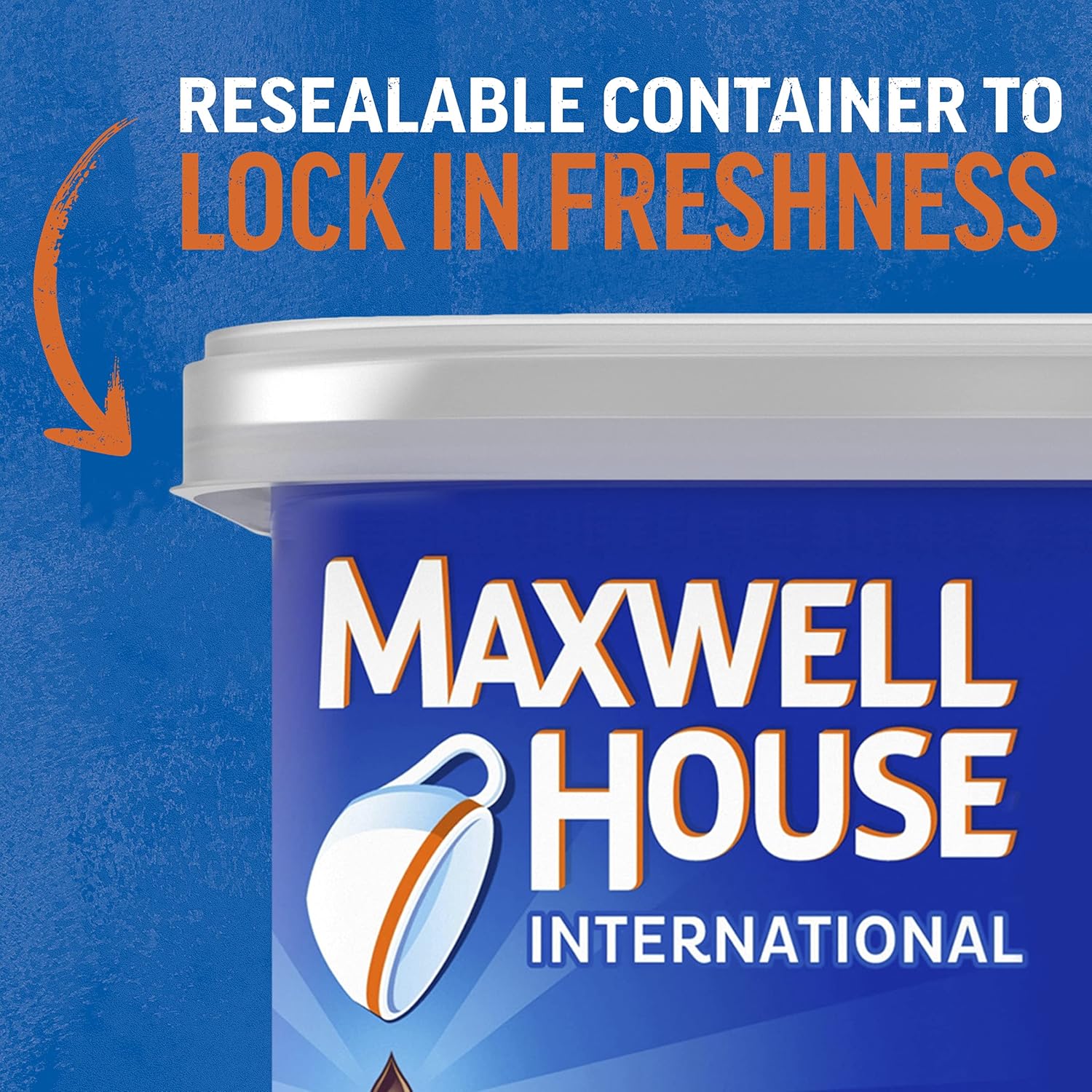 Maxwell House Sugar Free Naturally Decaffeinated Suisse Mocha Coffee Drink Mix, 4 Oz