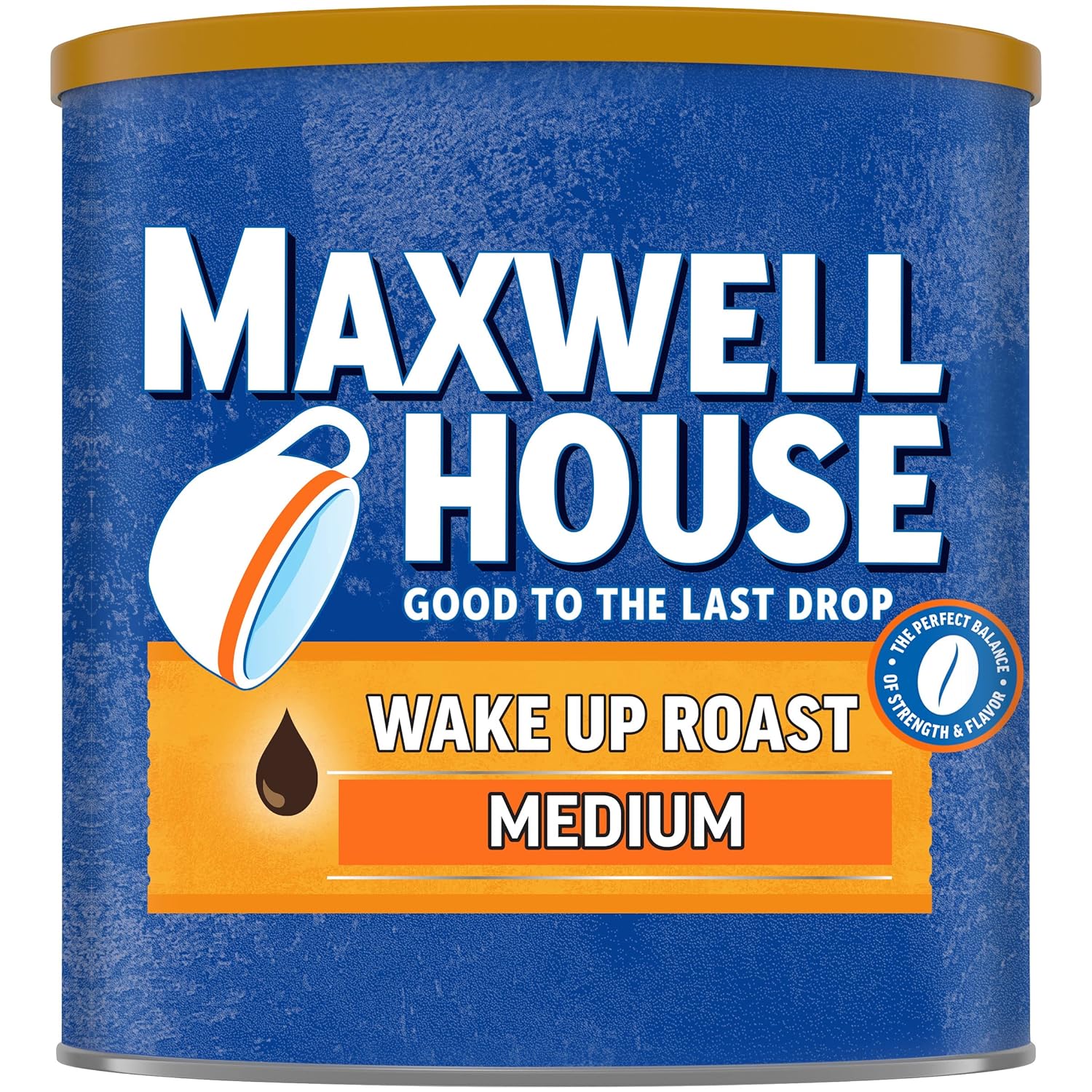 Maxwell House Wake Up Roast Medium Roast Ground Coffee (30.65 Oz Canister)
