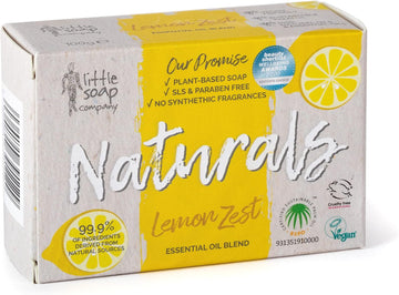 Little Soap Company Naturals Range - Bar Soap | Vegan, Cruelty Free, No Sls Or Parabens, Refreshing Cleansing Soap Bars, Natural Eco Friendly Body & Hand Soap, 100G (Citrus & Lavender) (Pack Of 2)