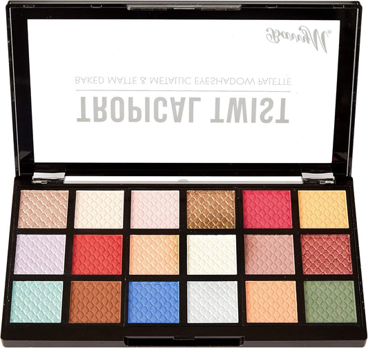 Barry M Cosmetics Baked Eyeshadow Palette - Tropical Twist : Amazon.co.uk: Beauty