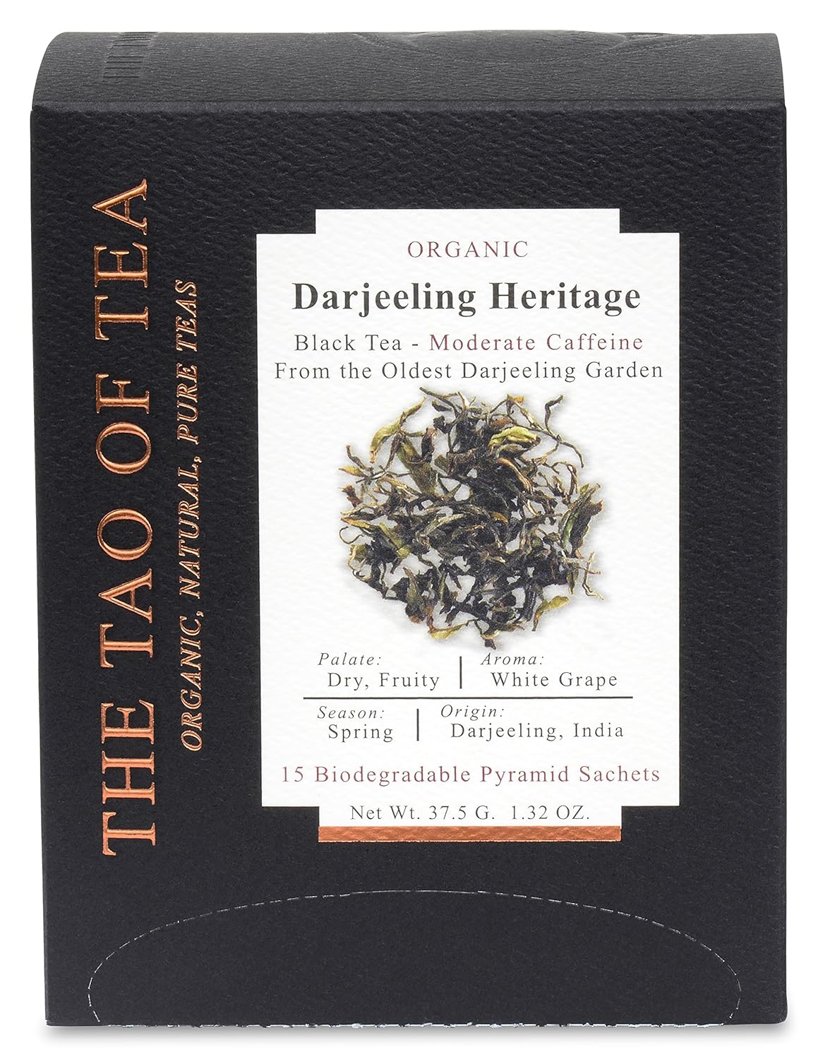 The Tao Of Tea, Darjeeling Heritage, Pyramid Sachets