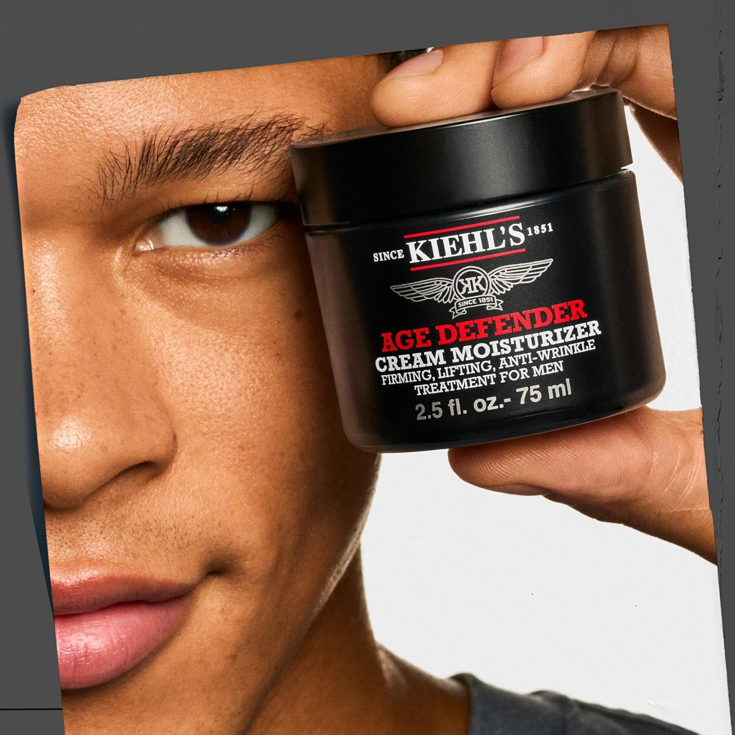 Kiehl's Age Defender Cream Moisturiser: Firming Moisturiser for Men with Linseed Extract, Reduces the Appearance of Wrinkles, 50Ml : Amazon.co.uk: Beauty