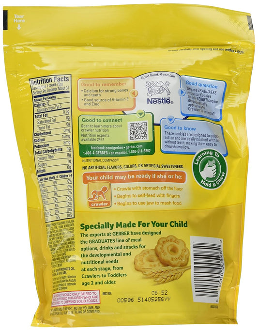 Gerber Graduates Arrowroot Cookies 5.5 Oz (Pack Of 4)