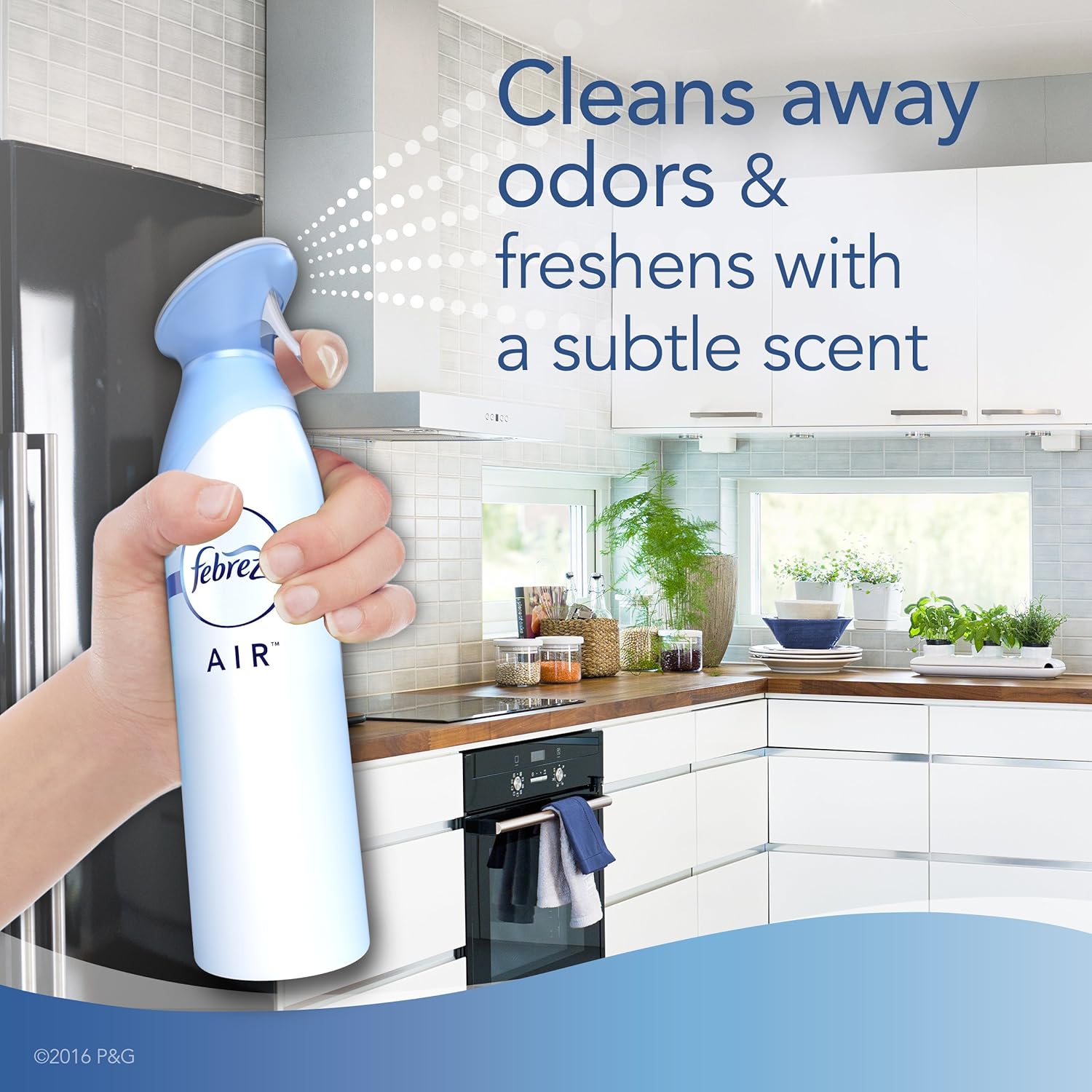 Febreze Odor-Eliminating Air Freshener, Heavy Duty Crisp Clean, 8.8 fl oz : Health & Household
