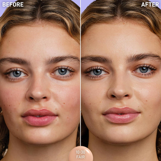 Max Factor Miracle Pure Skin Reset Serum Foundation 40-60 Light, 2-In-1 Serum Formula, Healthy Looking Skin, Medium Coverage, Satin Matte Finish, 2% Niacinamide, Dermatologically Tested
