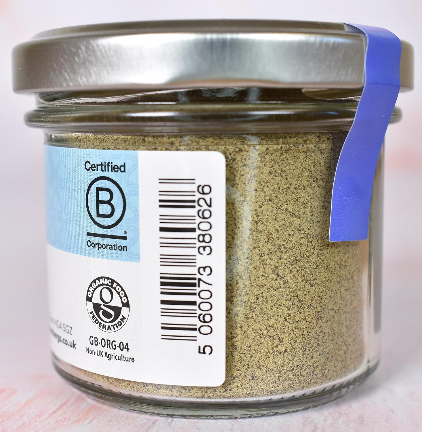 Steenbergs Organic Ground Black Pepper Standard 55G