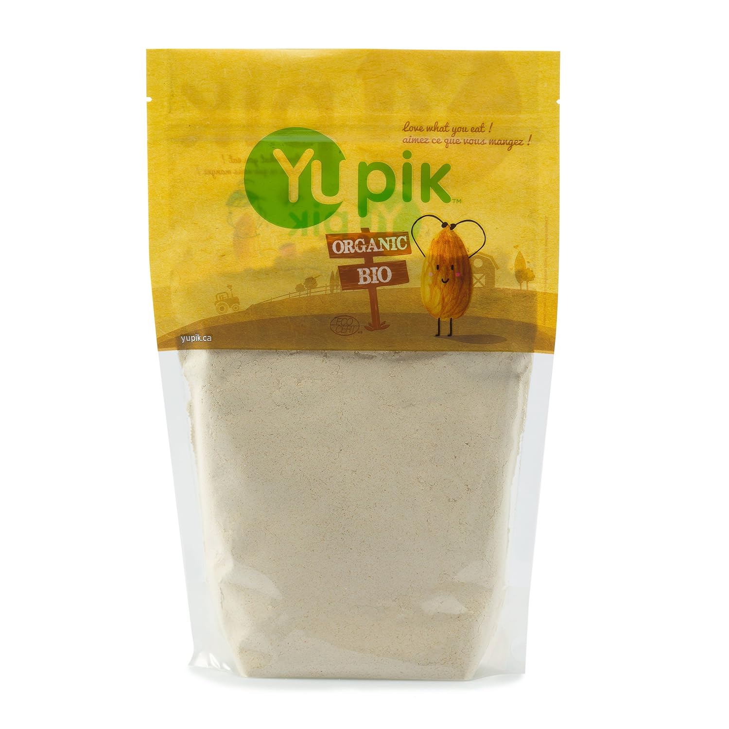 Yupik Organic Flour, Gluten-Free Fine Grind Oat, 2.2 lb, Non-GMO, Vegan, Pack of 1