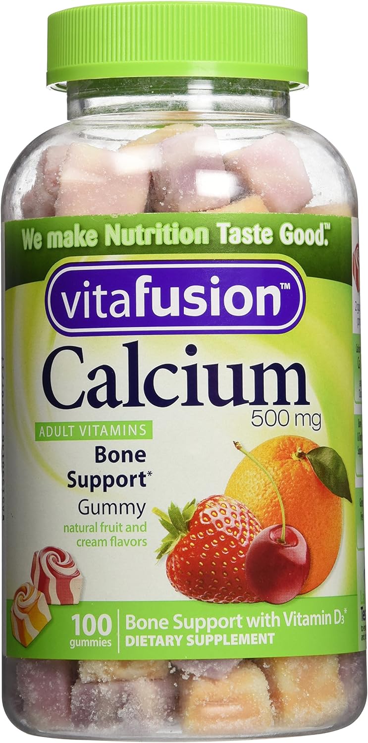 VitaFusion Calcium with Vitamin D3 - 2 100 Count Bottles - 200 Gummies Total