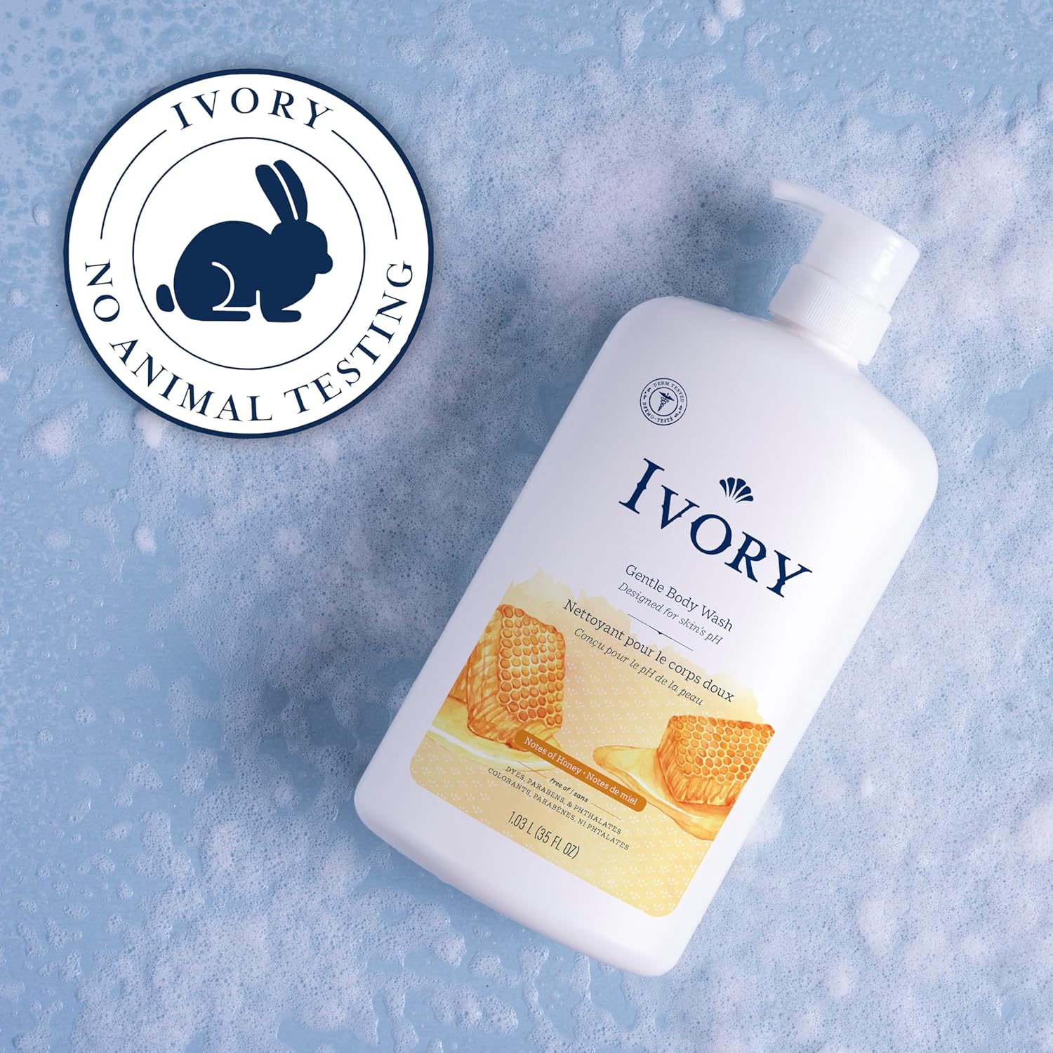 Ivory Body Wash Gentle, Free Of Dyes, Parabens, And Phthalates, Honey Scent, 35 Oz : Beauty & Personal Care