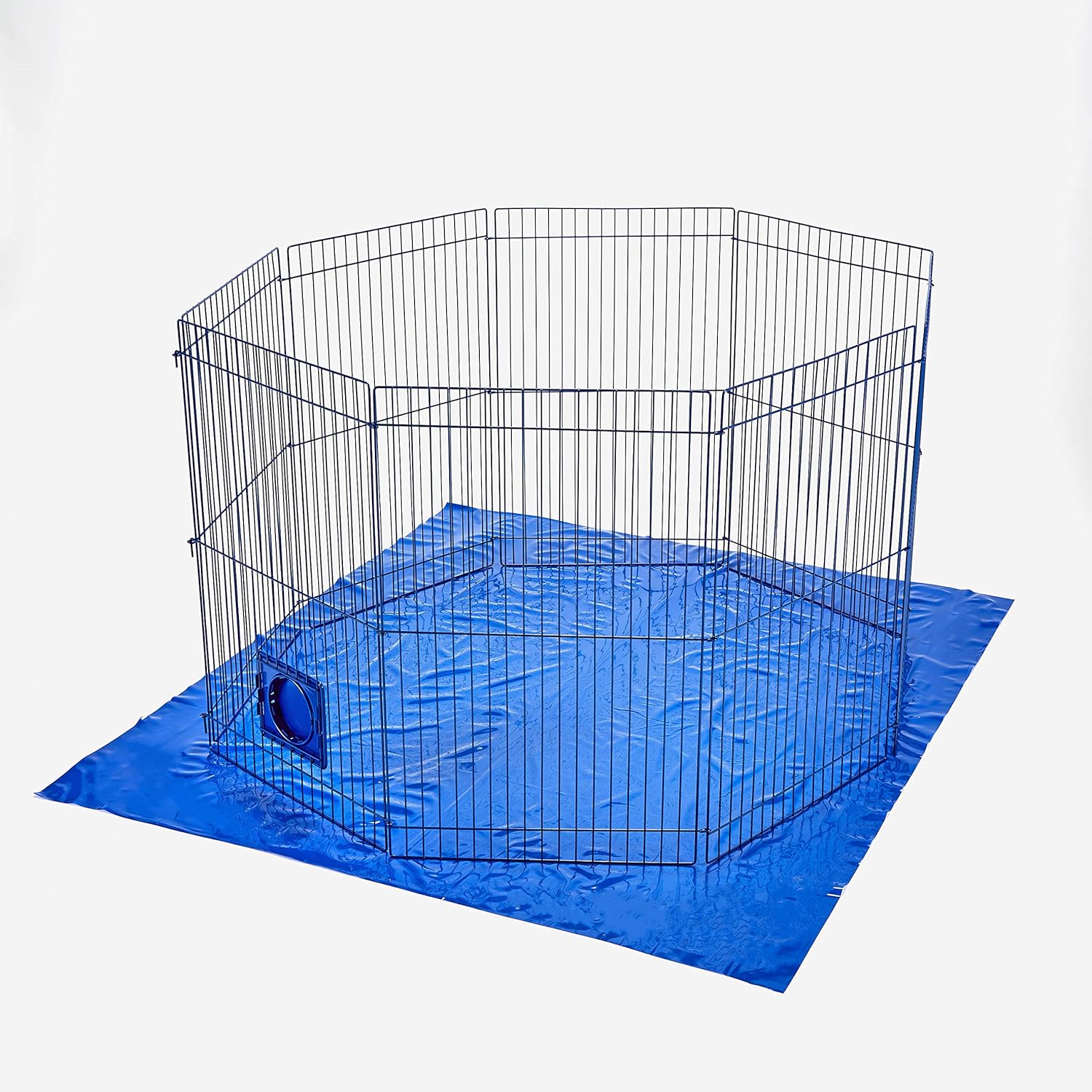 Kaytee Pet-N-Playpen with Mat for Pet Rabbits, Guinea Pigs, Ferrets or Other Small Animals : Pet Supplies
